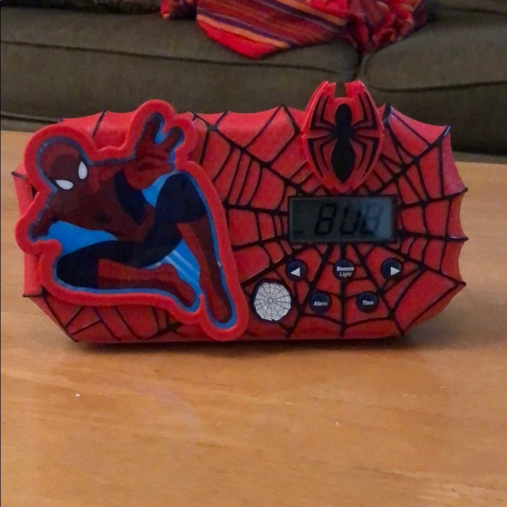 Spiderman alarm clock
